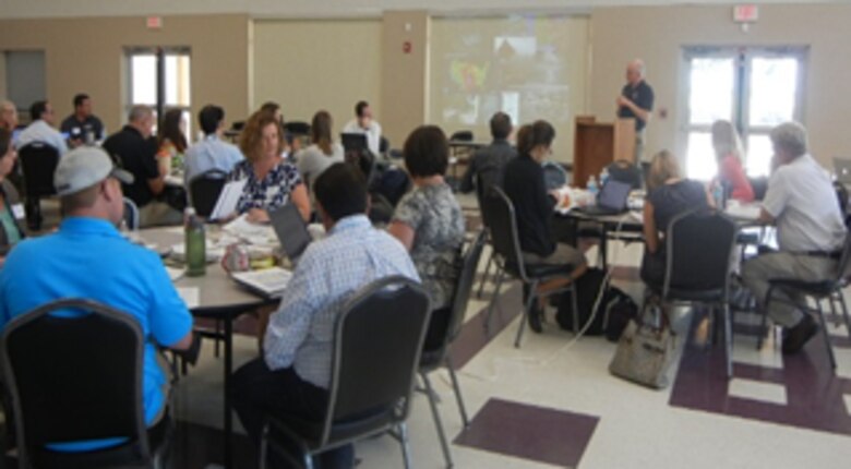 Harvey Hill facilitates the San Antonio Multi-Hazard Tournament (September 2015)