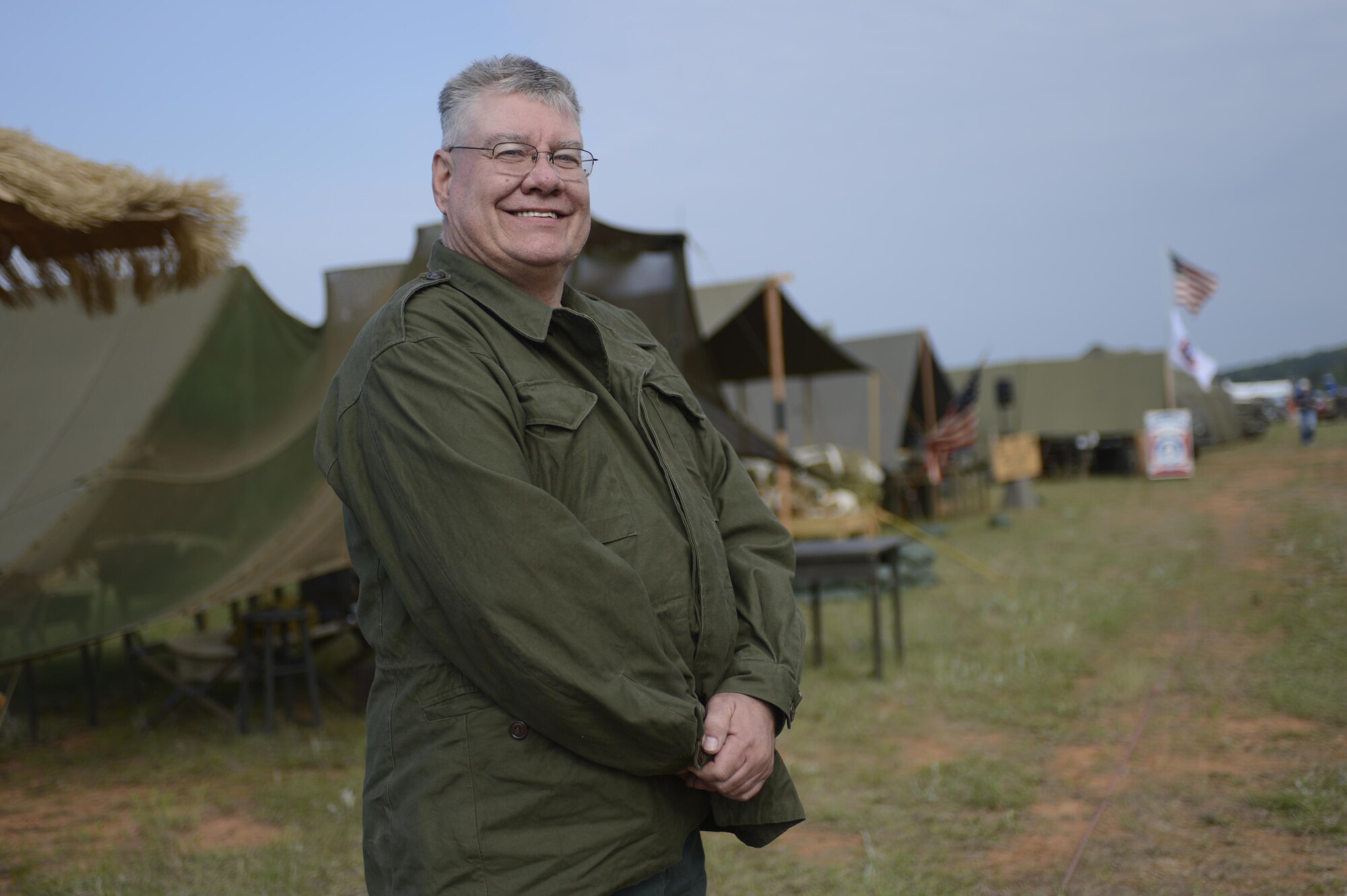 Buck Sergeant (Ret.) Philip Morgan is a Gadson, Ala., native who served his country in the United States Air Force as a security police Airman with the 55th Security Police Squadron at Offutt Air Force Base, Neb.  During his enlistment he supported Air Force One missions for Presidents Ronald Reagan and George H. W. Bush.  During Operation DESERT STORM, he was deployed to Saudi Arabia.  He described the operations tempo during the war as, “I was so busy maintaining security that I didn't have time to worry about the dangers.”  During one Operation DESERT STORM mission, Morgan's Air Force career was ended after suffering an injury.  For the past 18 years, Morgan has been employed by the U.S. Postal Service.  He is a World War II re-enactor with the Commemorative Air Force Dixie Wing in Peachtree, Ga.