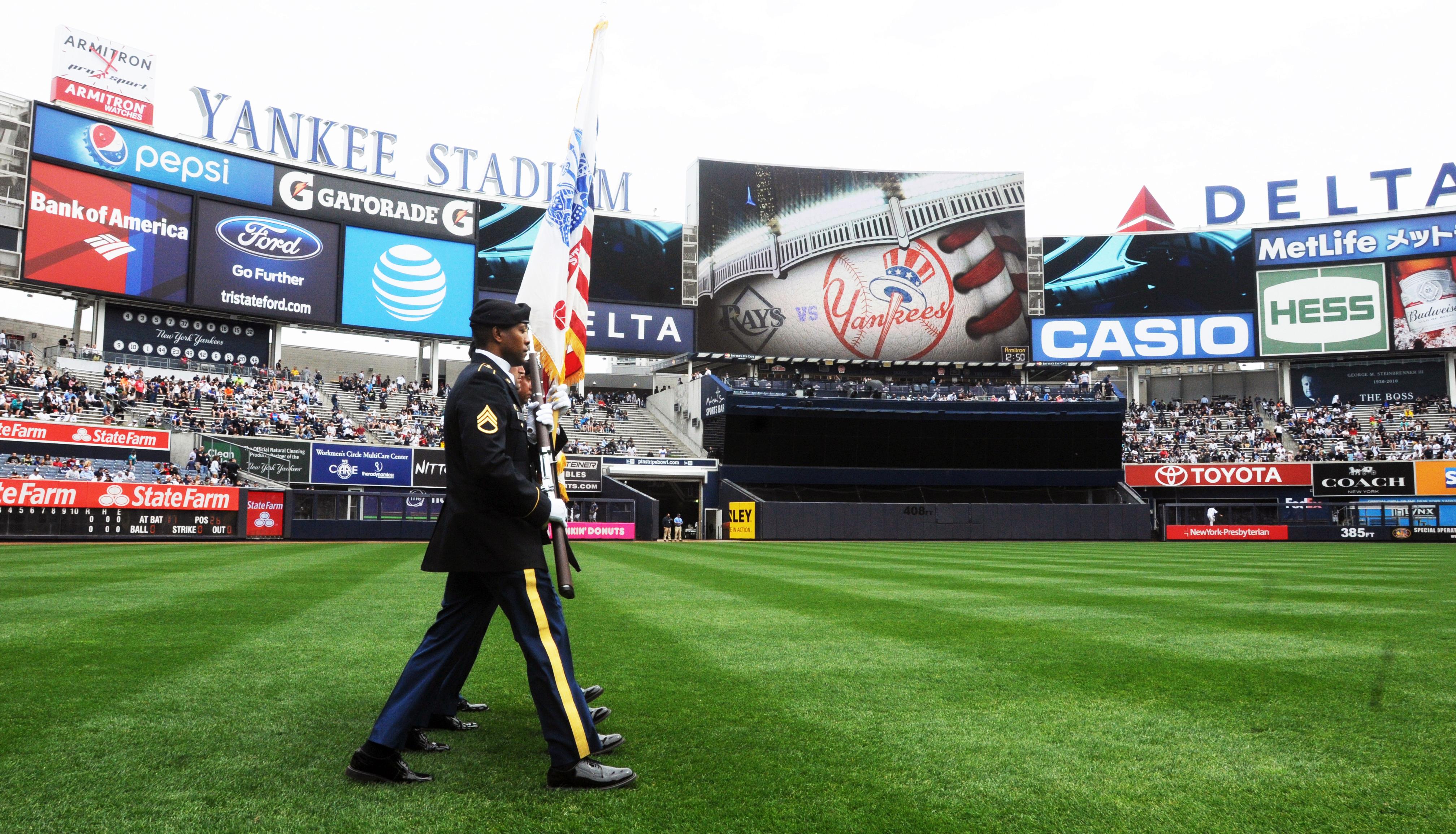 Celebrating the Army Reserve at Yankees Stadium