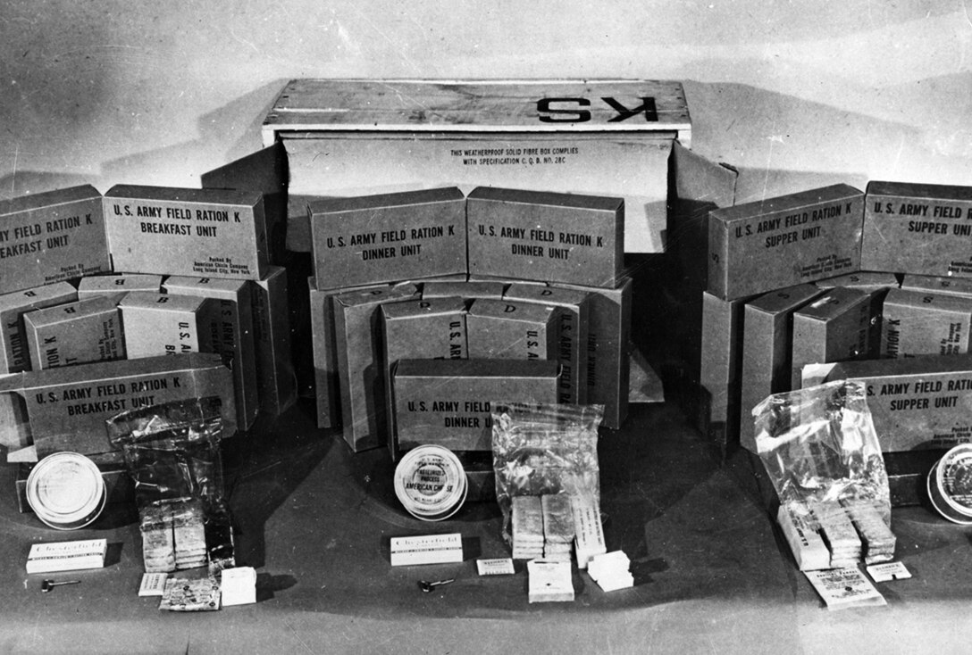 K rations available in 1943.