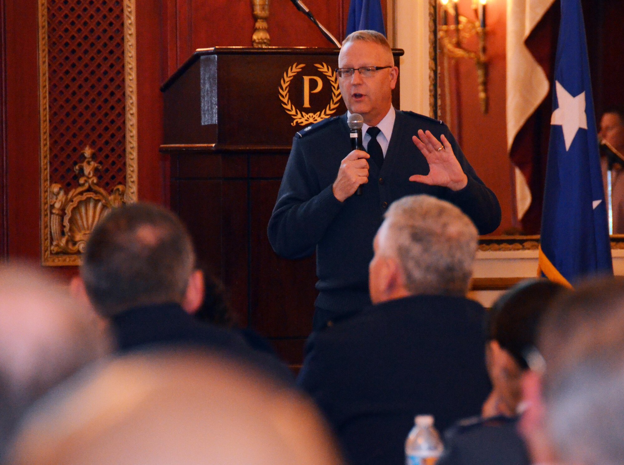 Over 270 Air Force Reserve Chaplain's and Chaplain Assistants were in attendance of the 2016 Air Force Reserve Chaplain Corps Conference held in Chicago, IL, April 2016. Over 20-hours of training was accomplished with guest speakers who specialize in Moral Injury and Soul Care. (U.S. Air Force photo/Tech. Sgt. Kelly Goonan)