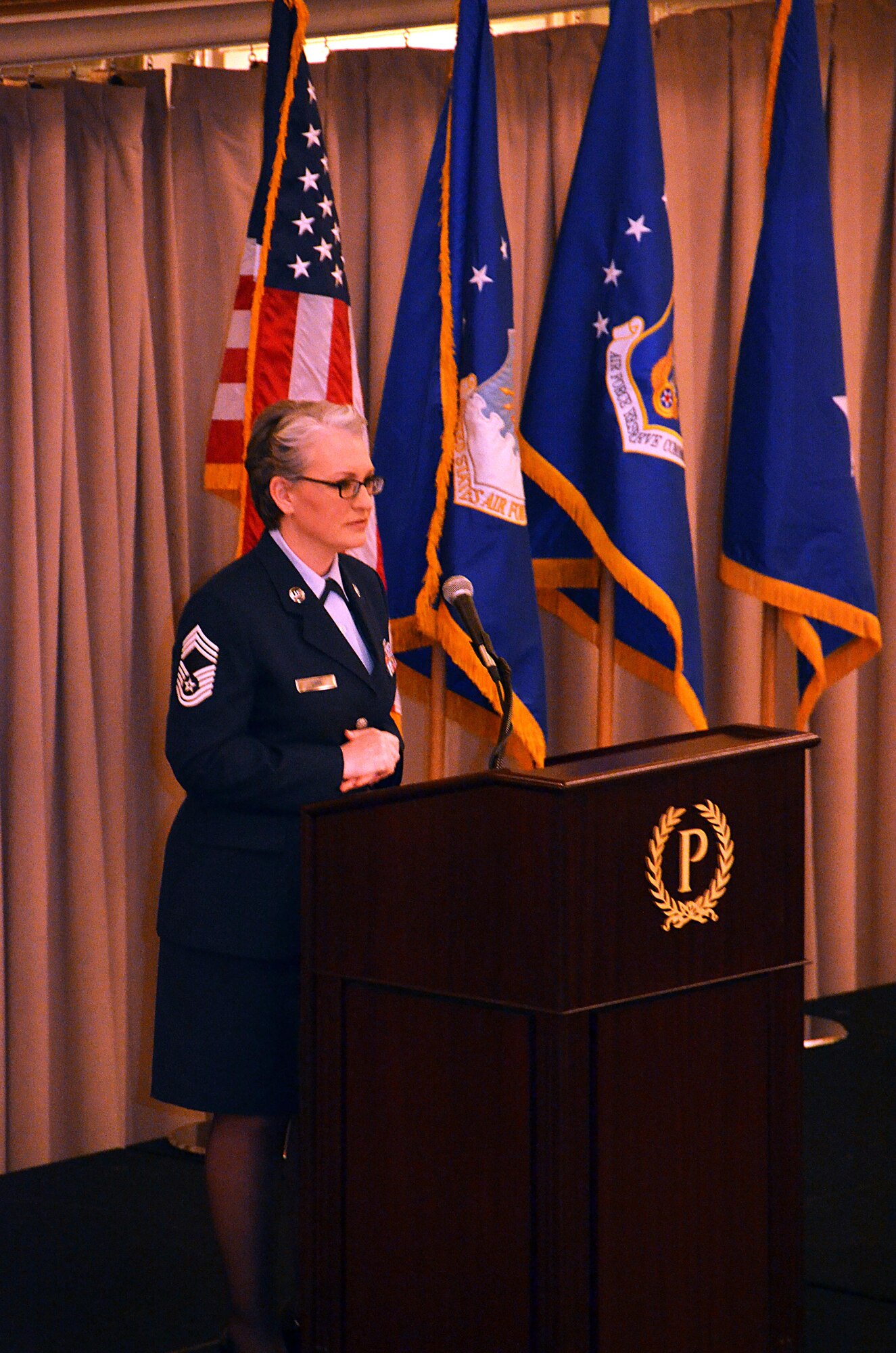 Over 270 Air Force Reserve Chaplain's and Chaplain Assistants were in attendance of the 2016 Air Force Reserve Chaplain Corps Conference held in Chicago, IL, April 2016. Over 20-hours of training was accomplished with guest speakers who specialize in Moral Injury and Soul Care. (U.S. Air Force photo/Tech. Sgt. Kelly Goonan)