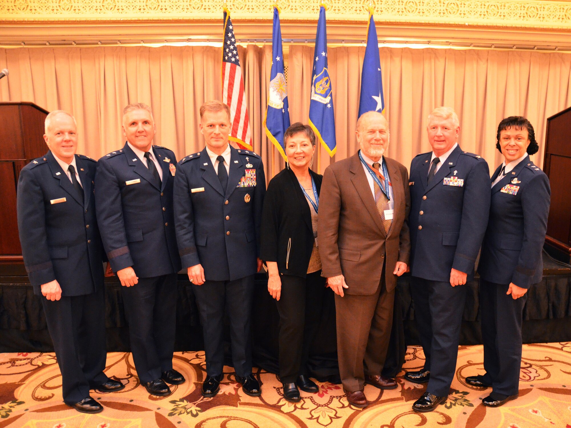 Over 270 Air Force Reserve Chaplain's and Chaplain Assistants were in attendance of the 2016 Air Force Reserve Chaplain Corps Conference held in Chicago, IL, April 2016. Over 20-hours of training was accomplished with guest speakers who specialize in Moral Injury and Soul Care. (U.S. Air Force photo/Tech. Sgt. Kelly Goonan)