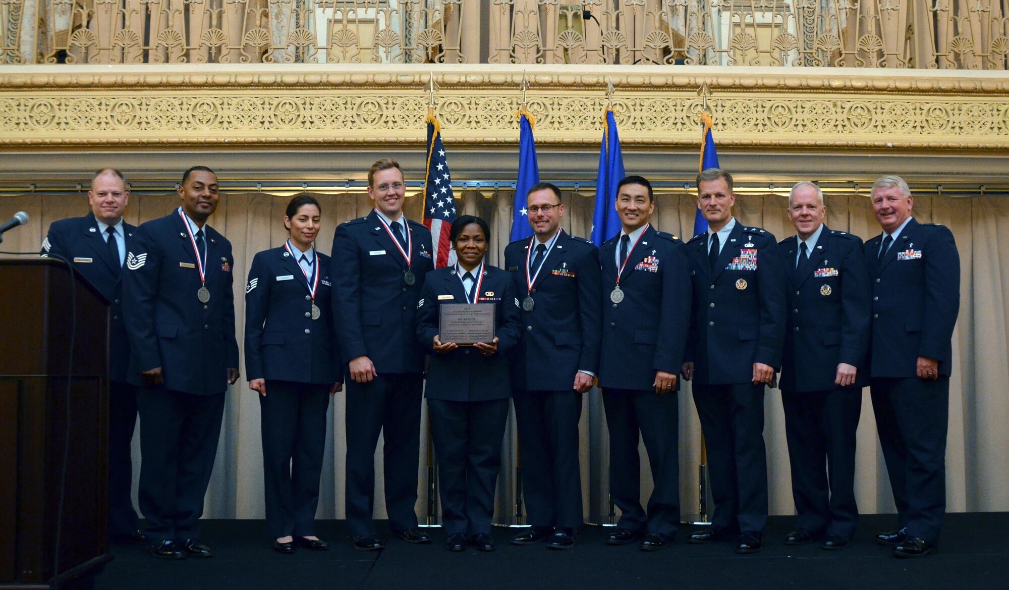 Over 270 Air Force Reserve Chaplain's and Chaplain Assistants were in attendance of the 2016 Air Force Reserve Chaplain Corps Conference held in Chicago, IL, April 2016. Over 20-hours of training was accomplished with guest speakers who specialize in Moral Injury and Soul Care. (U.S. Air Force photo/Tech. Sgt. Kelly Goonan)