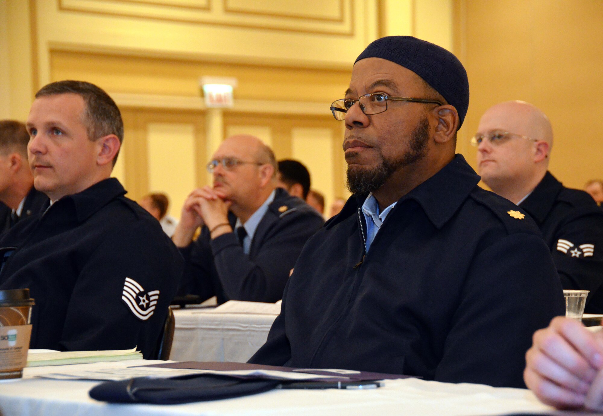 Over 270 Air Force Reserve Chaplain's and Chaplain Assistants were in attendance of the 2016 Air Force Reserve Chaplain Corps Conference held in Chicago, IL, April 2016. Over 20-hours of training was accomplished with guest speakers who specialize in Moral Injury and Soul Care. (U.S. Air Force photo/Tech. Sgt. Kelly Goonan)