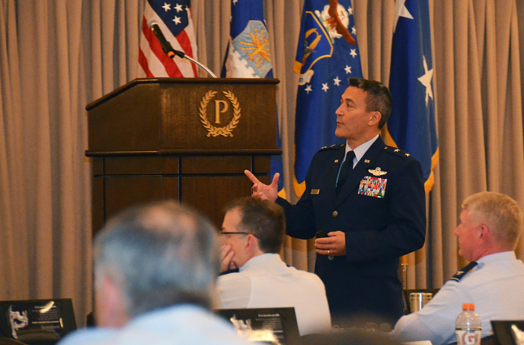 Over 270 Air Force Reserve Chaplain's and Chaplain Assistants were in attendance of the 2016 Air Force Reserve Chaplain Corps Conference held in Chicago, IL, April 2016. Over 20-hours of training was accomplished with guest speakers who specialize in Moral Injury and Soul Care. (U.S. Air Force photo/Tech. Sgt. Kelly Goonan)