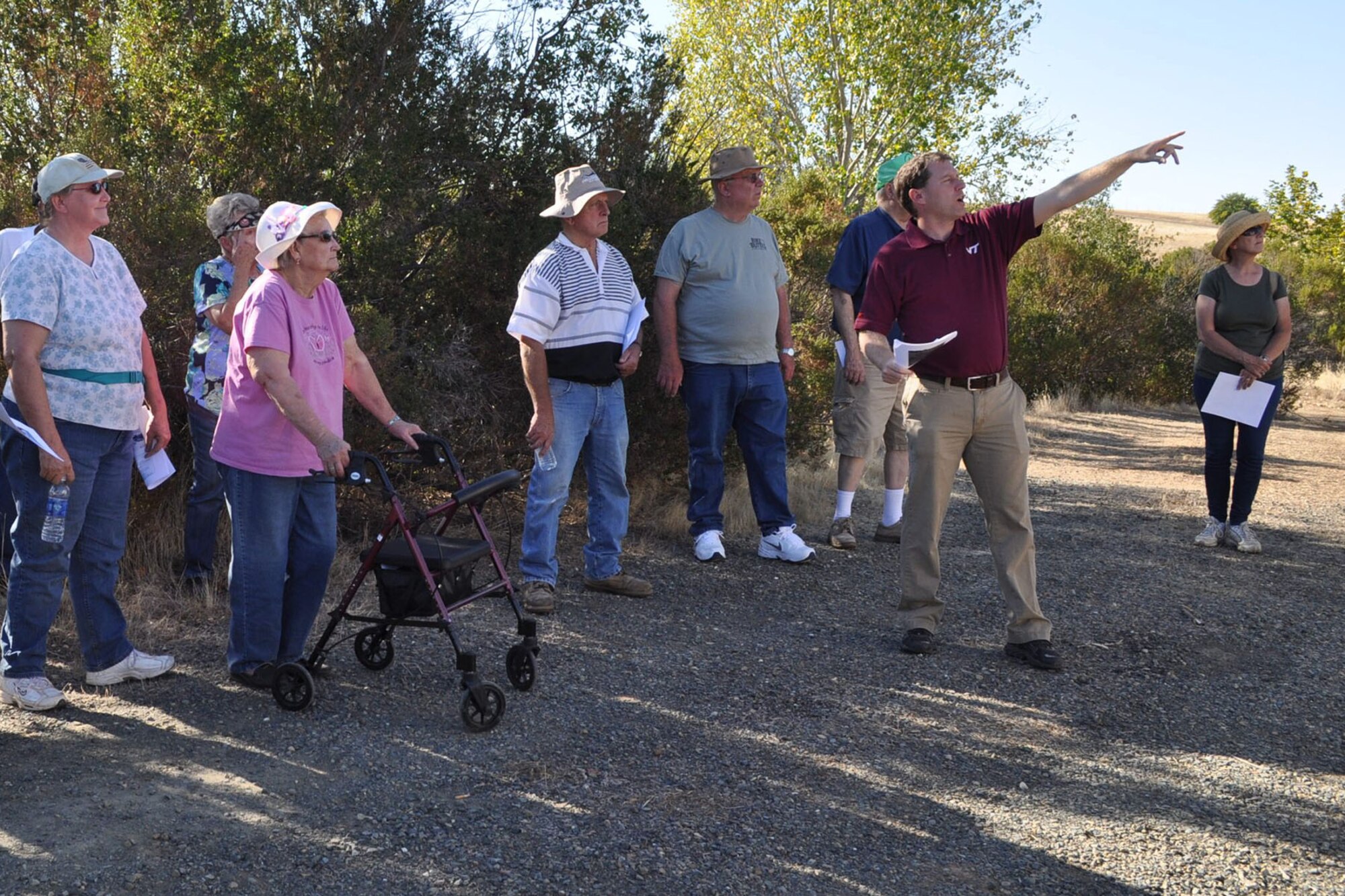 Beale Air Force Base, California, conducts restoration advisory board tours twice a year to enhance public knowledge of the installation mission and restoration site.  The base received a 2016 Secretary of Defense Environmental Restoration Award in the installation category. (Courtesy Photo)