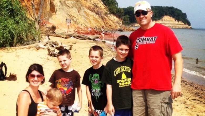 Dawson Stock vacations with his family, including mother, Jennifer Stock and father, Maj. Michael Stock, and three brothers. Dawson is the youngest of four boys. He was diagnosed with autism in 2014. According to Dawson's parents, he has grown and developed in leaps and bounds since beginning ABA therapy, but there is still a long road ahead. (Courtesy Photo)