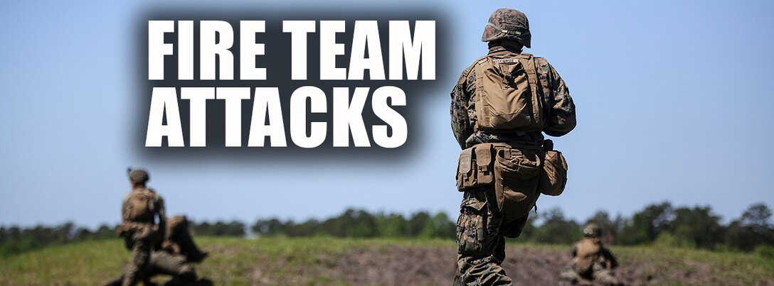 Pfc. Adam J. Wiscombe, a rifleman with Kilo Company, 3rd Battalion, 8th Marine Regiment, rushes down range during a fire-team attack exercise as part of the battalion field exercise at Camp Lejeune, N.C., April 26, 2016. The FEX, now in the final week of operations, previously tested Marines on basic infantry fundamentals such as patrolling and land navigation. (U.S. Marine Corps photo illustration by Cpl. Paul S. Martinez/Released)