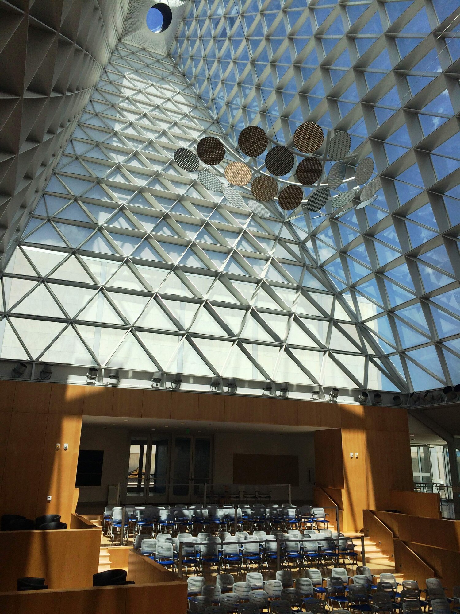 An interior view of Polaris Hall at the U.S. Air Force Academy. (U.S. Air Force photo/Jasmine Reif)