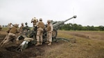 In this file photo, Marines load a high-explosive round into an M777A2 lightweight 155 mm howitzer during live-fire artillery training Sept. 2 at the Yausubetsu Maneuver Area in Hokkaido as part of Artillery Relocation Training Program 14-2. During ARTP 14-2, the Marines focused on improving teamwork and building camaraderie through the execution of constant fire missions. The Marines are with Battery B, 1st Battalion, 12th Marine Regiment, currently assigned to 3rd Battalion, 12th Marines, 3rd Marine Division, III Marine Expeditionary Force. 
