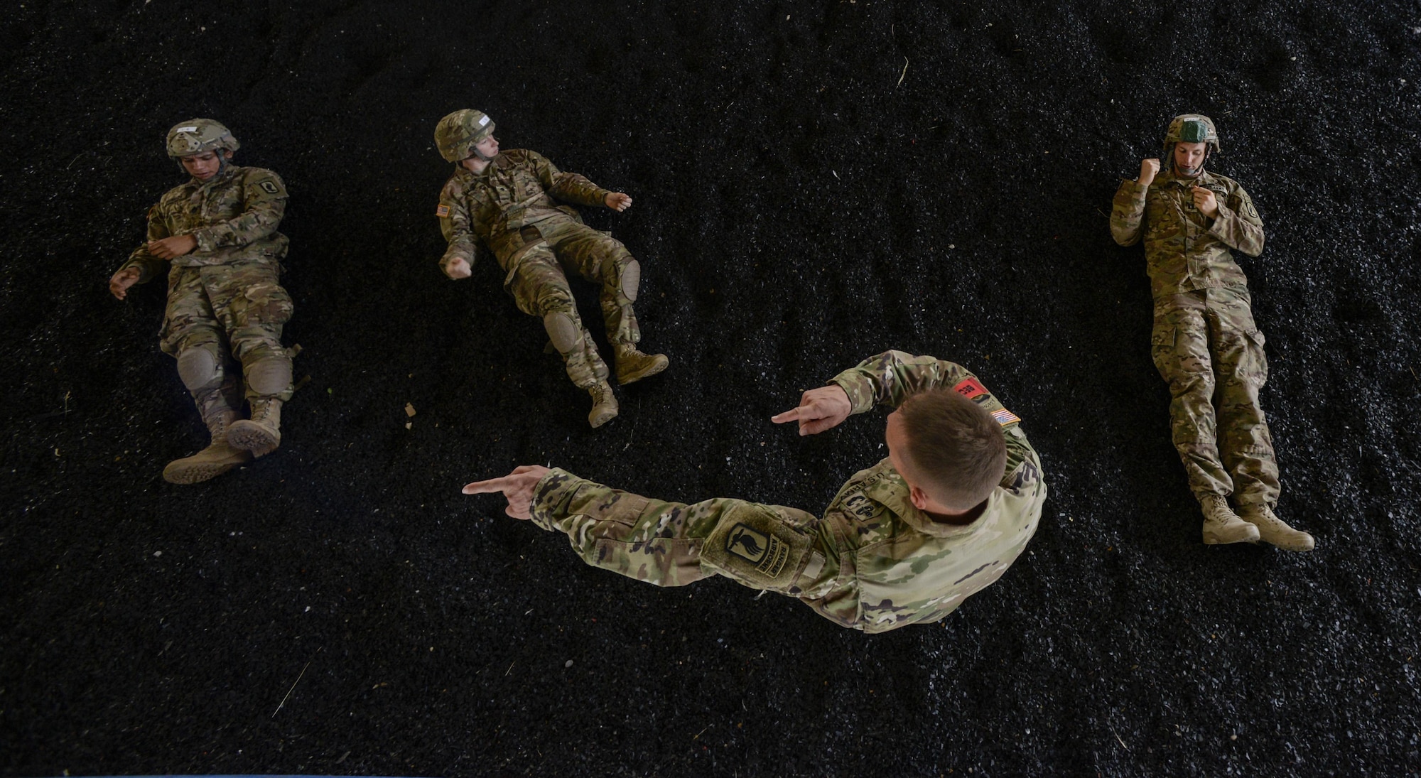 U.S. Army 173rd Airborne Brigade paratroopers conduct sustained airborne training July 27, 2016 at Aviano Air Base, Italy. The 173rd Airborne Brigade from Vicenza, Italy, is the Army Contingency Response Force in Europe. They are capable of projecting forces to conduct a full range of military operations across the United States European, Central and Africa Command areas of responsibility. (U.S. Air Force photo by Senior Airman Krystal Ardrey/Released)