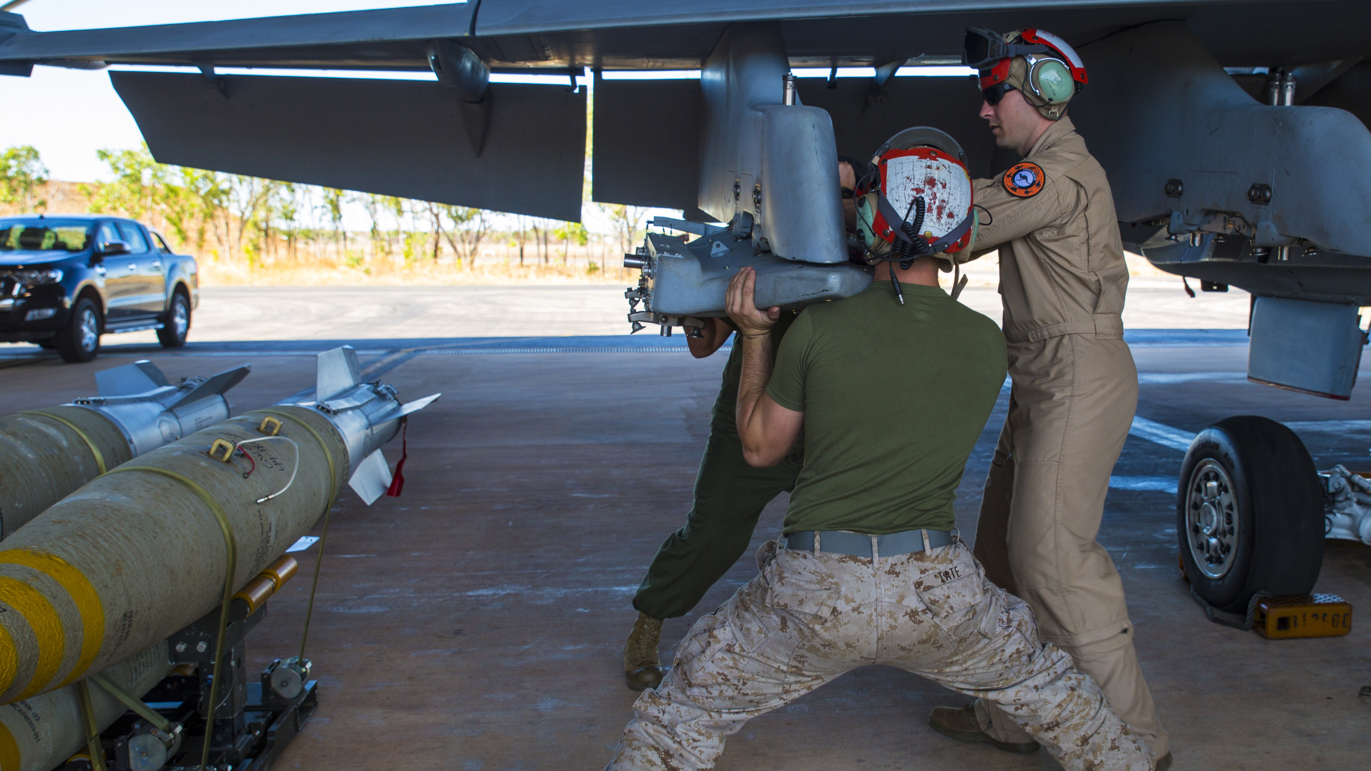 Ordnance Marines, pilots train with high explosives Down Under > The