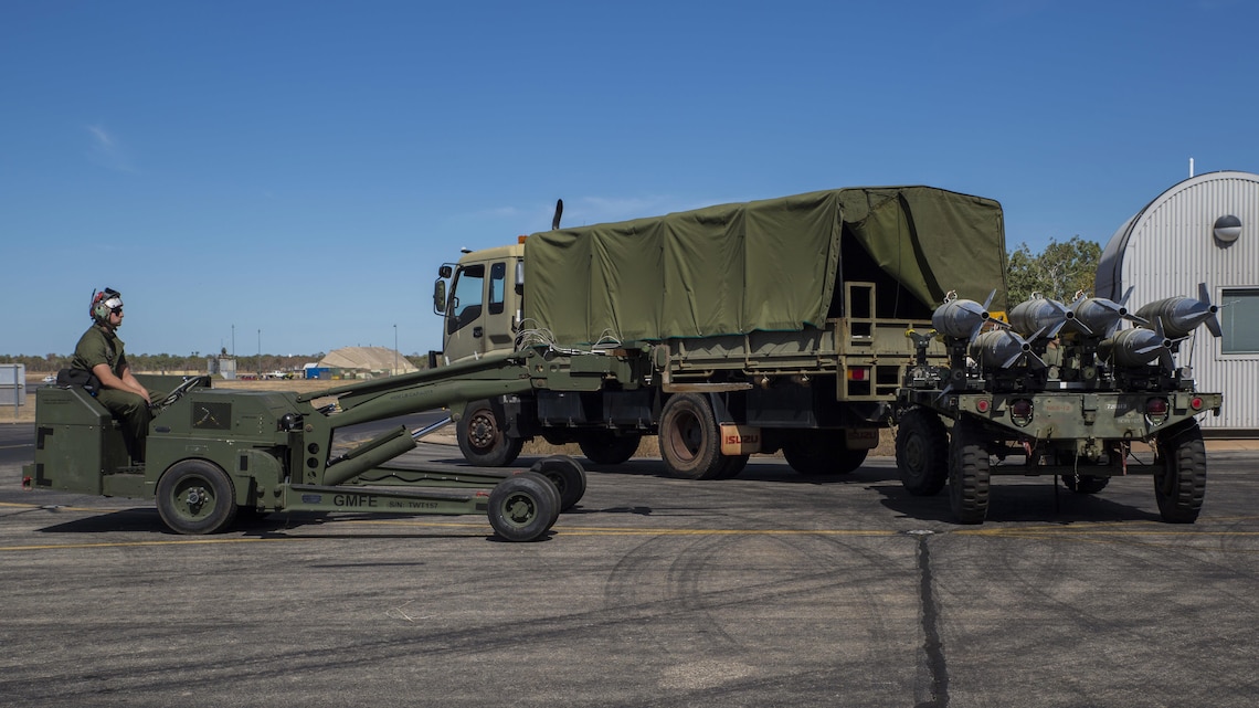 Ordnance Marines, pilots train with high explosives Down Under > United