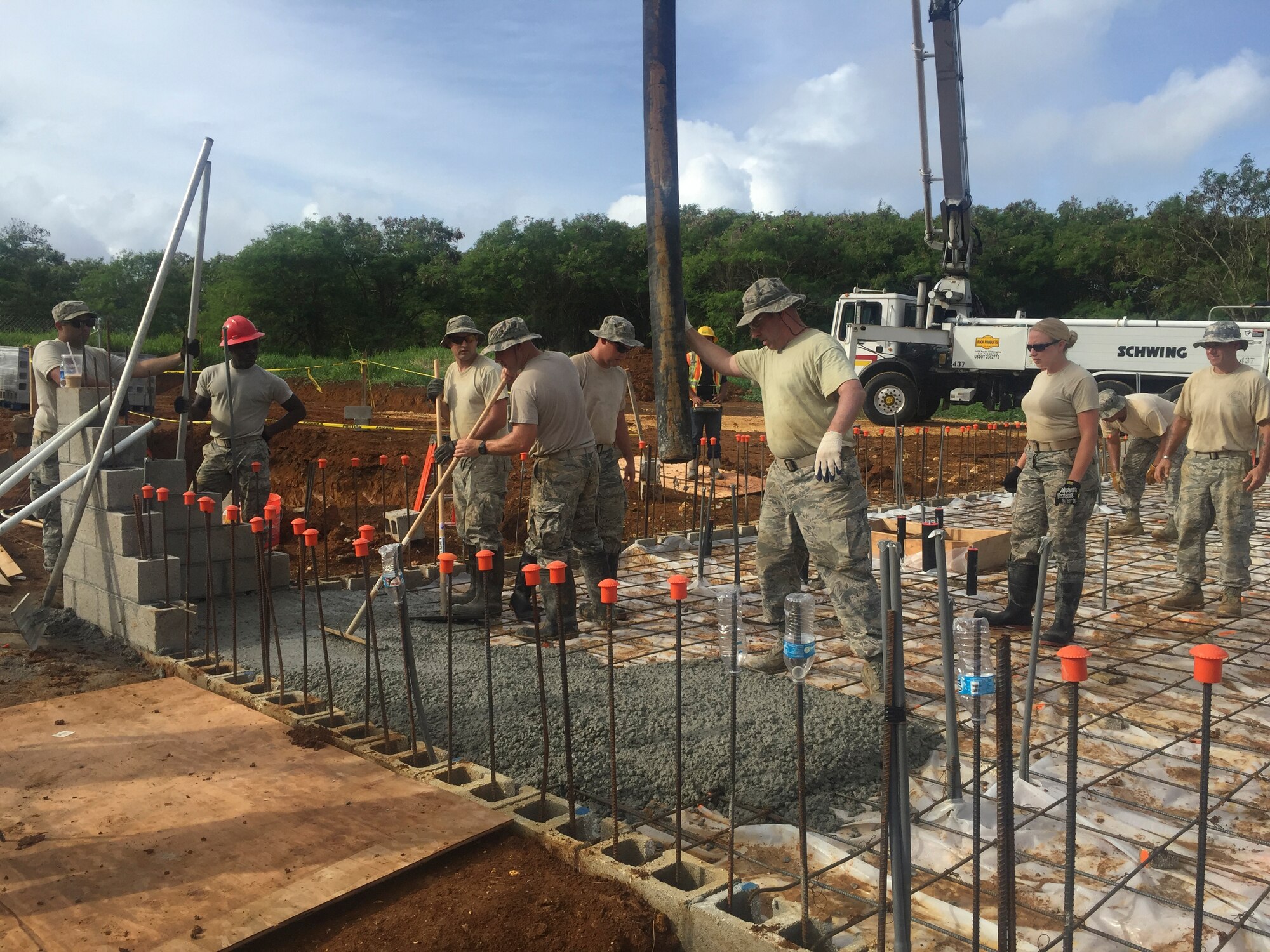 102nd Civil Engineer Squadron construct homes in Guam