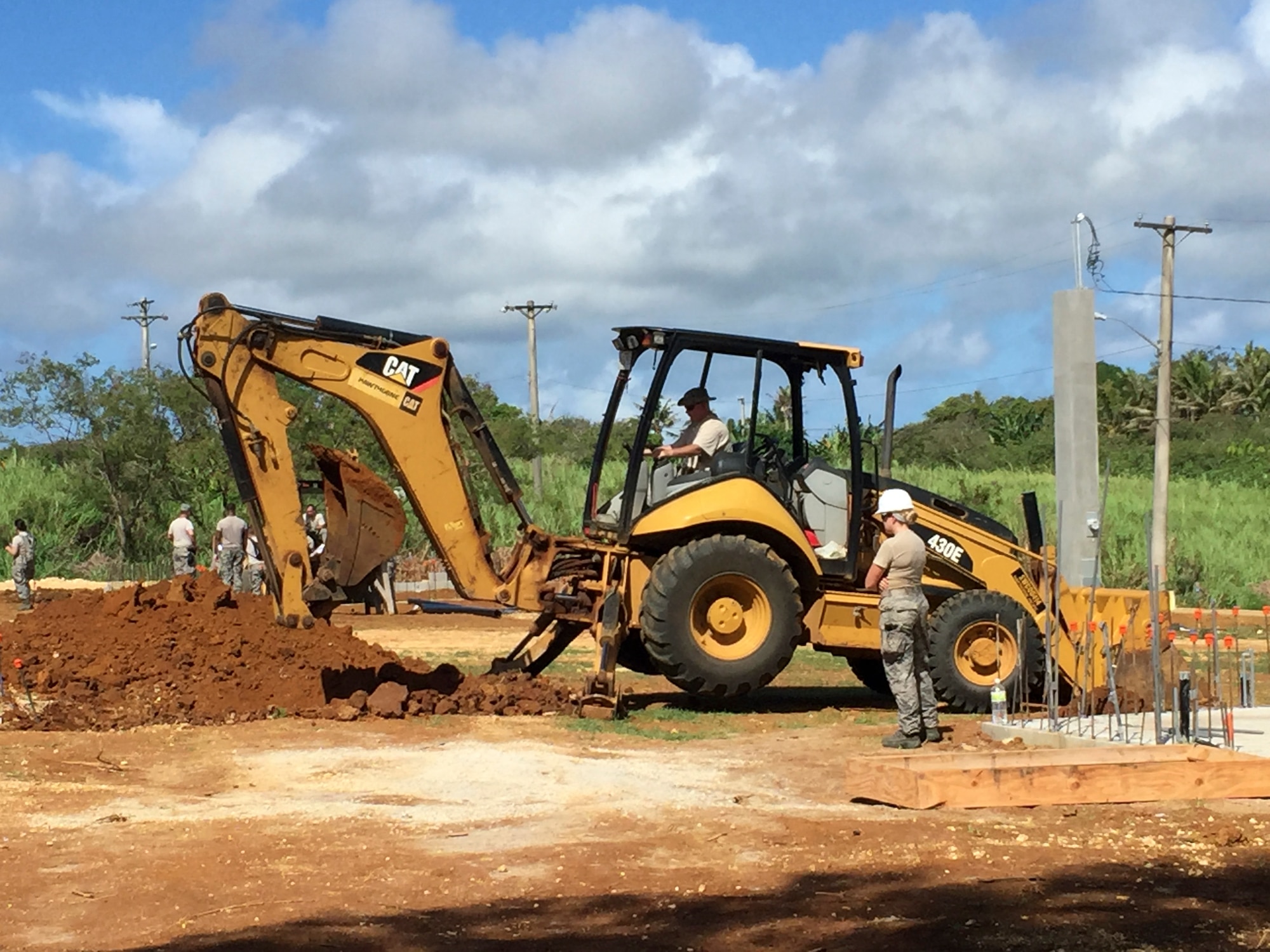 Members of the 102nd Civil Engineer Squadron traveled to the island of Guam as part of the Innovative Readiness Training Program Habitat for Humanity project.  Assisting in the construction of two homes, the team spent two weeks deployed to the U.S. Territory honing their construction skills while simultaneously contributing to the welfare and needs of the Guam community.