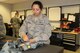 Airman 1st Class Katarina Milanes, 57th Weapons Support Squadron, aircrew flight equipment journeyman, checks a harness for an F-16 pilot at Nellis Air Force Base, Nev., June 13, 2016. The 57 WPSS AFE section maintains life-preserving equipment for multiple airframes, ensuring crew members return home safely. (U.S. Air Force photo by Susan Garcia)


