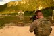 Staff Sgt. Stephen Horton, 36th Security Forces Squadron NCO in charge of resource protection and physical security, fires an M4 carbine at a target July 7, 2016, at Andersen Air Force Base, Guam. Weapons qualification is often done in preparation for deployments, for certain permanent changes of station and annually for certain career fields. (U.S. Air Force photo by Airman 1st Class Jacob Skovo)