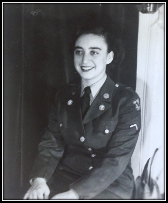 Courtesy photo of Private Doris Littman of the Women's Army Corps during her service as a medic at the Walter Reed National Military Center where she served three years as a medic tending to wounded soldiers returning from the Vietnam War.