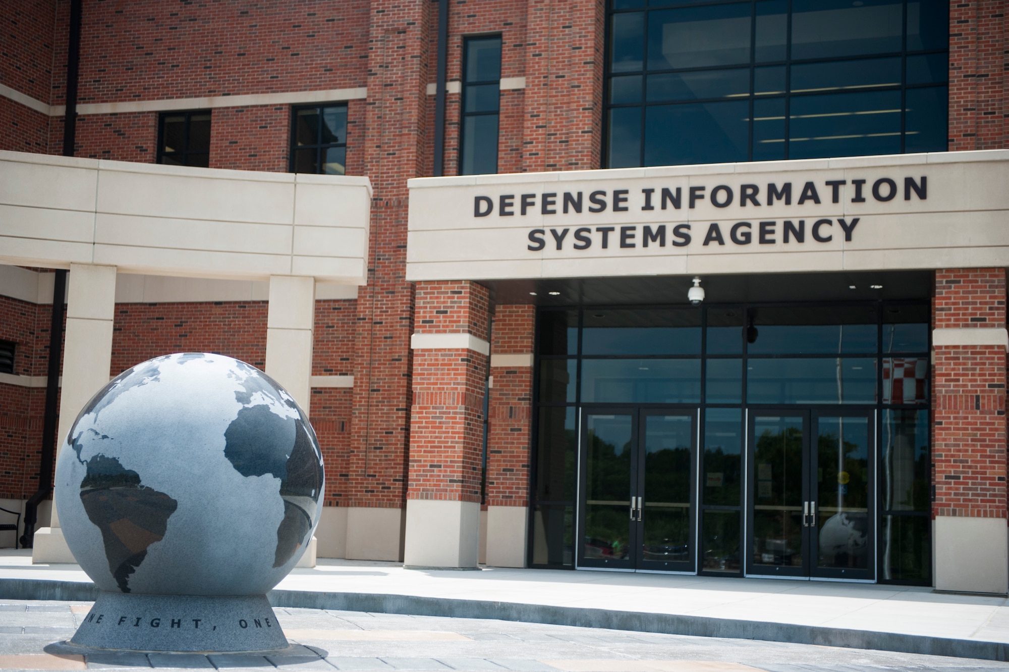 The Defense Information Systems Agency is a combat support agency of the Department of Defense and is composed of nearly 6,000 civilian employees; more than 1,500 active duty service members; and approximately 7,500 defense contractors. DISA provides, operates, and assures command and control and information-sharing capabilities in direct support to joint warfighters, national level leaders, and other mission and coalition partners. (U.S. Air Force photo by Staff Sgt. Clayton Lenhardt/Released)