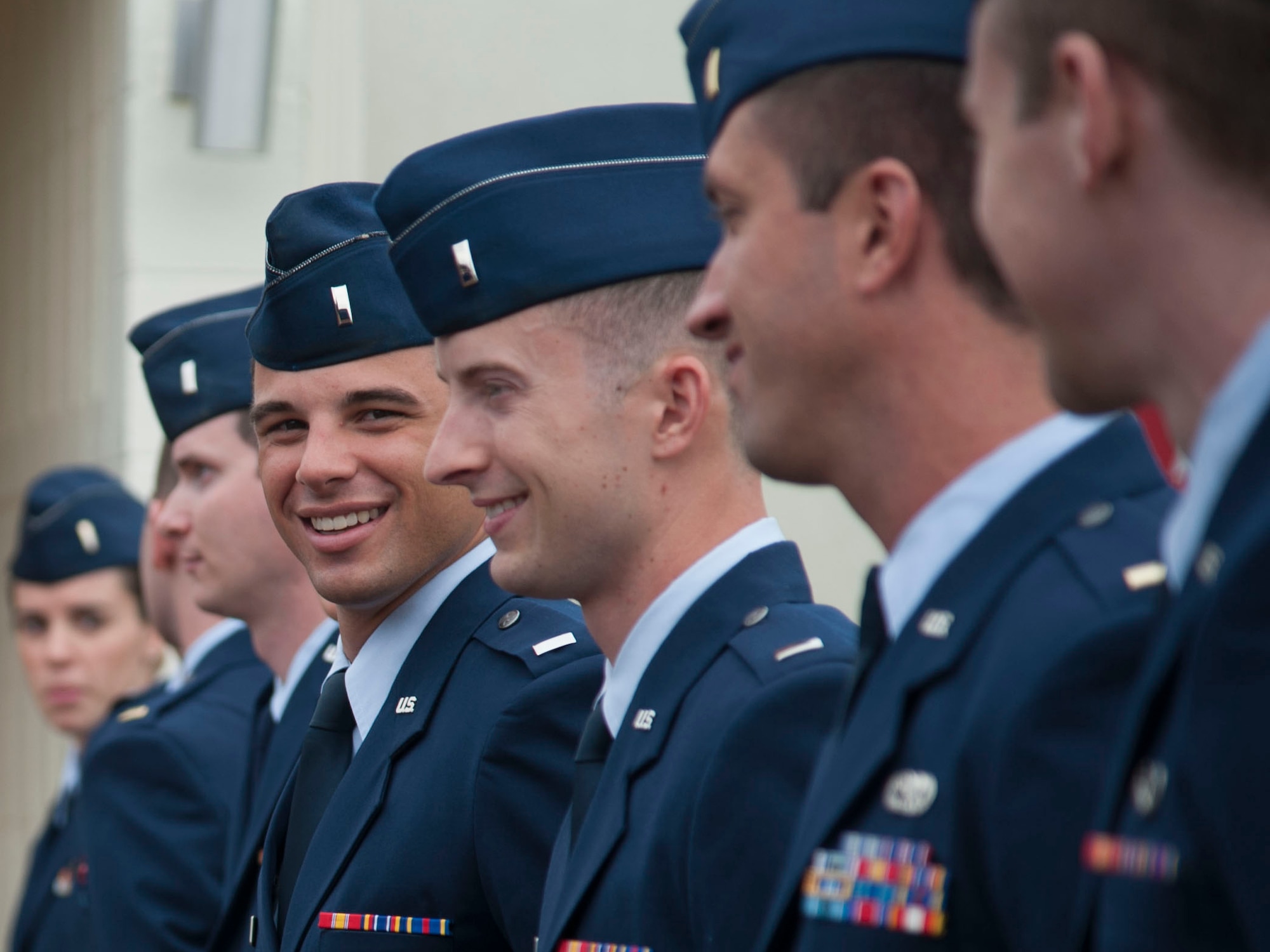 Twenty-one lieutenants received their pilot wings during Class 16-12’s graduation ceremony July 29 at Vance Air Force Base. (U.S. Air Force photo/ Staff Sgt. Nancy Falcon)