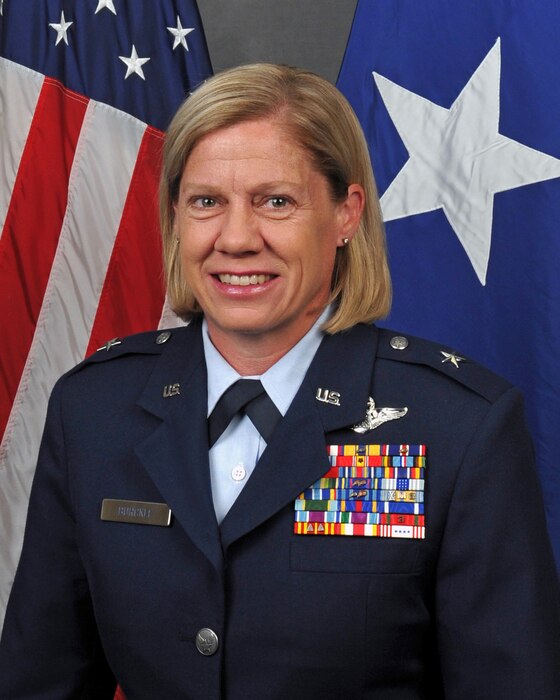 Brig. Gen. Christine Burckle will assume command of the Utah Air National Guard during a ceremony on Aug. 6, 2016 at Roland R. Wright Air National Guard Base in Salt Lake City. With this new assignment, Burckle will become the Utah Air National Guard’s highest-ranking official, as well as the state’s first National Guard female general officer and the first woman to serve as Commander of the Utah Air National Guard. (U.S. Air National Guard photo by Staff Sgt. Annie Edwards)