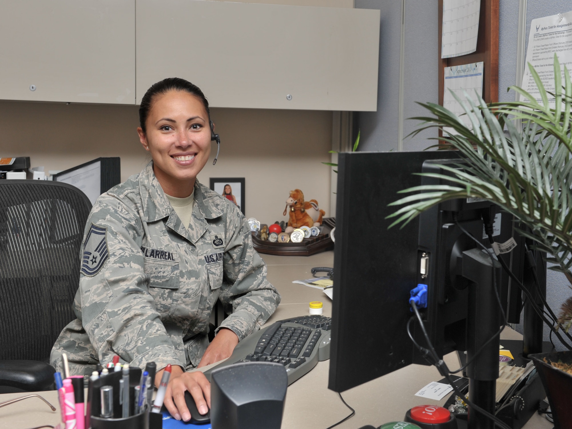 Senior Master Sgt. Warrisar "V" Villarreal, manager of Individual Reserve operations at Headquarters IR Readiness and Integration Organization Detachment 6, was named as the Air Force’s Force Support Senior Non-Commissioned Officer of the Year, Air Reserve Component.