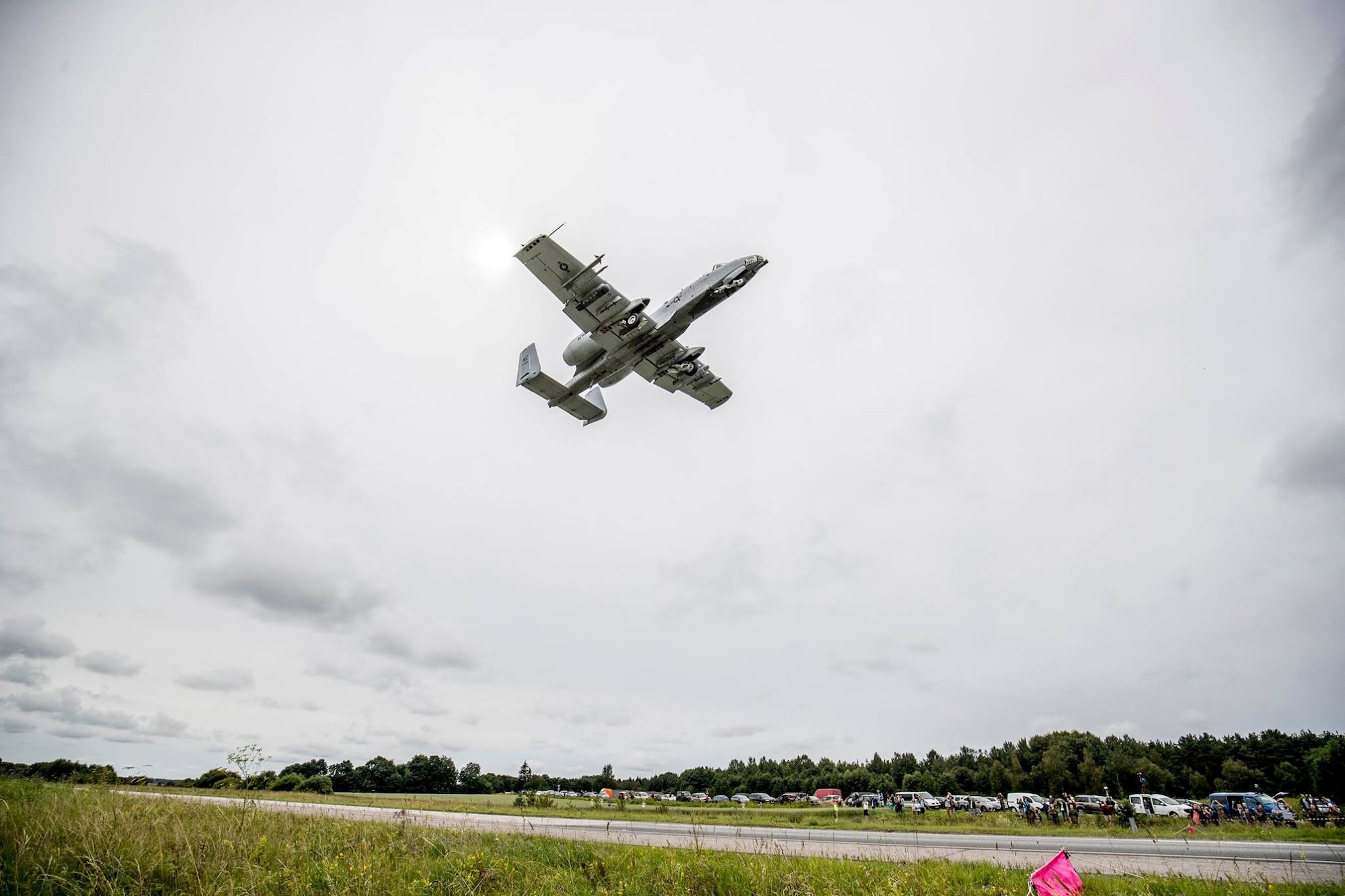 Eight United States Air Force Reserve Command A-10s assigned to the 442nd Fighter Wing, Whiteman Air Force Base, Missouri, conducted highway landings on the Jägala-Käravete Highway in Northern Estonia, Aug 1. Eight successful landings and take-offs from the highway not only displays the U.S. Air Force’s tactical capabilities, it also displays the partnership between the U.S. and Estonia that allowed for the coordination of the event. (Courtesy photo/ Andres Putting)