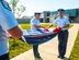 Airmen from the National Air and Space Intelligence Center participate in a retreat ceremony at Wright-Patterson Air Force Base, Ohio, Aug. 1, 2016. Retreat ceremonies serve a twofold purpose to signal the end of the official duty day and to pay respect to our nation's flag. Because the time for the end of the duty day varies, the commander designates the specific time for the retreat ceremony. (U.S. Air force photo/Tech. Sgt. Eunique P. Thomas)