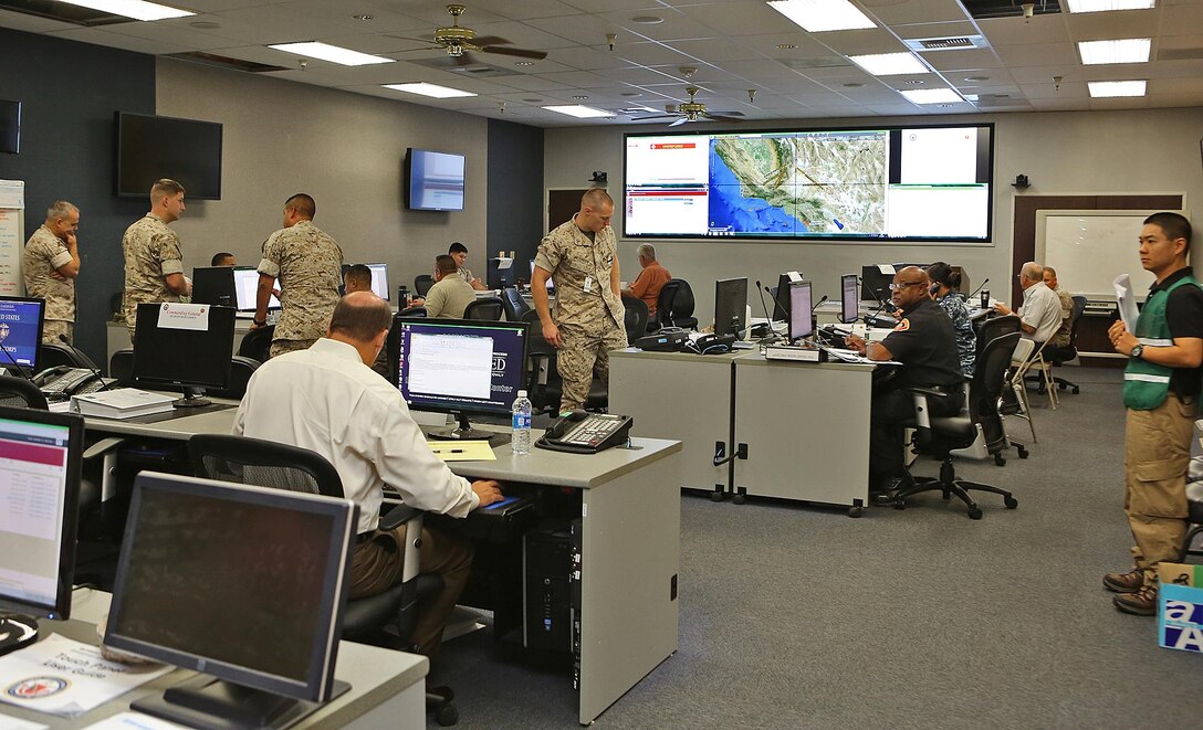 Marine Corps Base Camp Pendleton, Marine Corps Installations - West, conducts Exercise Citadel Rumble, Aug. 2-5. Exercise Citadel Rumble is an integrated disaster response and recovery exercise for emergency response plans, polices, and procedures as they pertain to an all-hazards event. This scenario encompassed a 6.8 magnitude earthquake that occurred in Southern California.