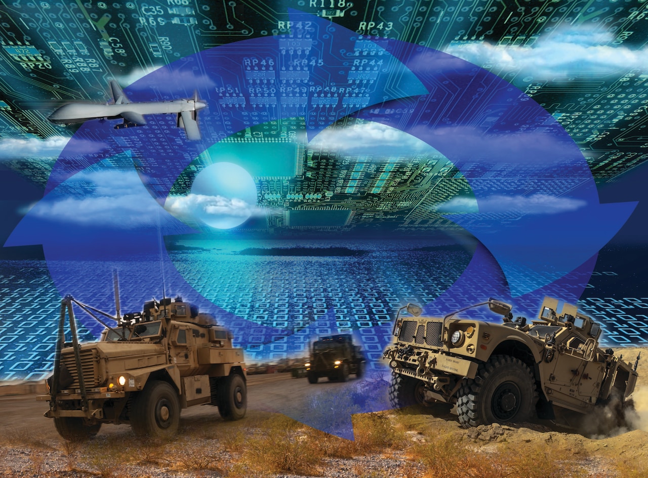 The Integrated Cyber and Electronic Warfare, or ICE, program at the Army Research, Development and Engineering Command’s Communications-Electronics Research, Development and Engineering Center or CERDEC, looks to leverage cyber and electronic warfare capabilities like those on display at DARPA’s Cyber Grand Challenge as an integrated system to increase a commander's situational awareness. CERDEC is focusing its science and technology efforts on researching solutions to address specific cyber and electronic warfare threats and developing the architecture onto which scientists and engineers can rapidly develop and integrate new more capable solutions. U.S. Army illustration
