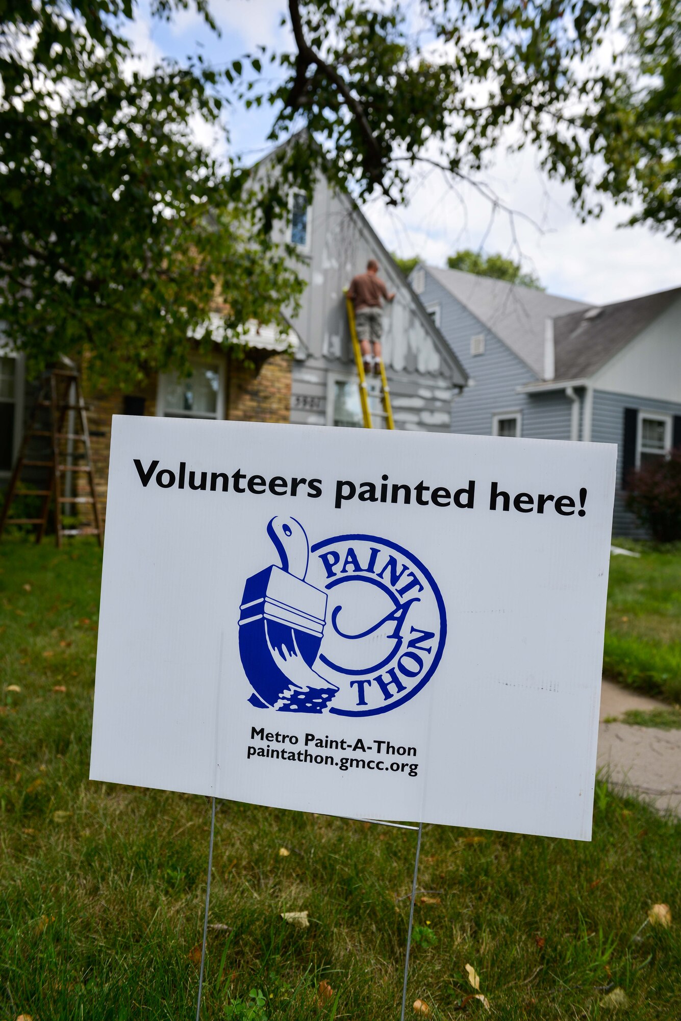 934th members participate in the 28th annual Paint-a-Thon Aug. 2. 
