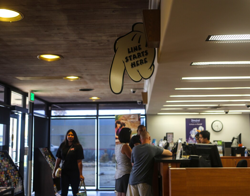 The Information, Tickets and Tours center provides lots of opportunities for active duty military members on base to receive discounted tickets to local leisure activities. The ITT center is located in Building 2524 aboard Marine Corps Air Station Miramar, Calif., and is open Monday through Friday from 9 a.m. to 5 p.m., Saturday from 9 a.m. to 2 p.m., and closed Sundays and holidays. (U.S. Marine Corps photo by: Lance Cpl. Harley Robinson/Released)