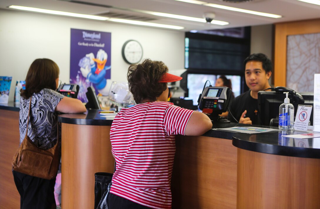 The Information, Tickets and Tours center provides lots of opportunities for active duty military members on base to receive discounted tickets to local leisure activities. The ITT center is located in Building 2524 aboard Marine Corps Air Station Miramar, Calif., and is open Monday through Friday from 9 a.m. to 5 p.m., Saturday from 9 a.m. to 2 p.m., and closed Sundays and holidays. (U.S. Marine Corps photo by: Lance Cpl. Harley Robinson/Released)