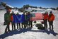 Members of the U.S. Air Force 50 Summits Challenge pose for a photo July 23, 2016, at the summit of Mount Rainier, Wash. Eight climbers from Joint Base Lewis-McChord summited the mountain to complete the summit challenge for Washington. (Courtesy photo) 