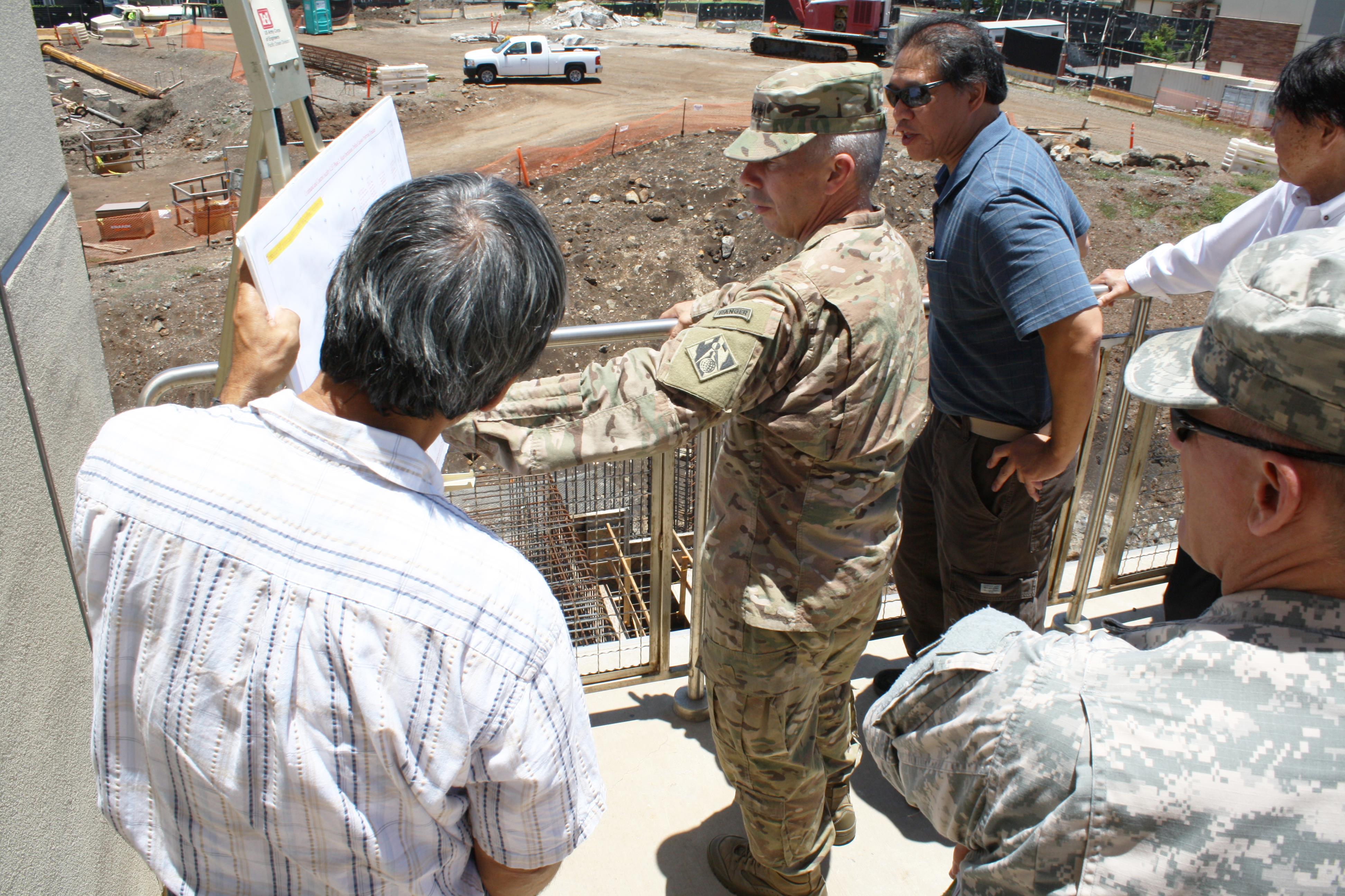 Chief of Engineers Visits Two Fort Shafter Project Sites