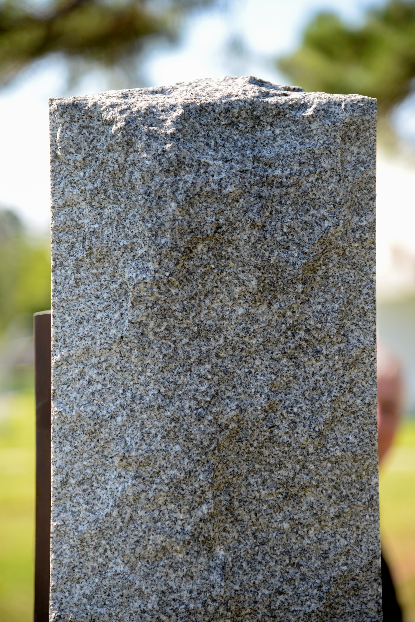 A picture of a freshly cleaned and polished U.S. Navy VC-4 memorial marker.
