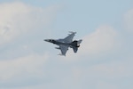 A U.S. F-16 Fighting Falcon aircraft from the 140th Wing, Colorado Air National Guard, is in flight over Pápa Air Base, Pápa, Hungary, in support of Operation Panther Strike after returning from a training mission in eastern Europe, July 19, 2016.  In conjunction with Operation Atlantic Resolve, the 140th Wing, Colorado Air National Guard, from Buckley Air Force Base, Colorado, has deployed approximately 200 Airmen to Pápa Air Base, Hungary, to conduct familiarization training.