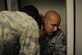 Airman 1st Class Kevin B. Baker checks Tech. Sgt. Daniel Cavazos’ ears for blockage prior to an audiogram (hearing test) at the 87th Medical Group on Joint Base McGuire-Dix-Lakehurst, N.J., Aug. 10, 2016. Public Health stepped up to help out night shift aircraft maintainers and ensure preventative medical care is available to them. Baker is an 87th Aerospace Medicine Squadron public health technician and Cavazos is a 305th Aircraft Maintenance Squadron flight line expeditor. 
