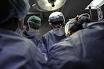 U.S. Army Lt. Col. (Dr.) James Smith, Joint Task Force-Bravo Medical Element general surgeon, performs surgery on a patient during a MEDEL Mobile Surgical Team operation at the Dr. Salvador Paredes Hospital in Trujillo, Honduras, July 28, 2016. The MST performed 11 surgeries during the team’s three-day operation in Trujillo.