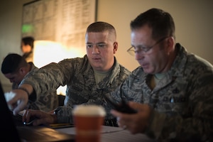 Twenty-eight reserve maintainers were certified as production superintendents on June 25, 2016 at Beale Air Force Base, California. In order to prepare for the air refueling mission, reservists throughout the wing have been attending training like this course. (U.S. Air Force Photo by Staff Sgt. Brenda H. Davis)
