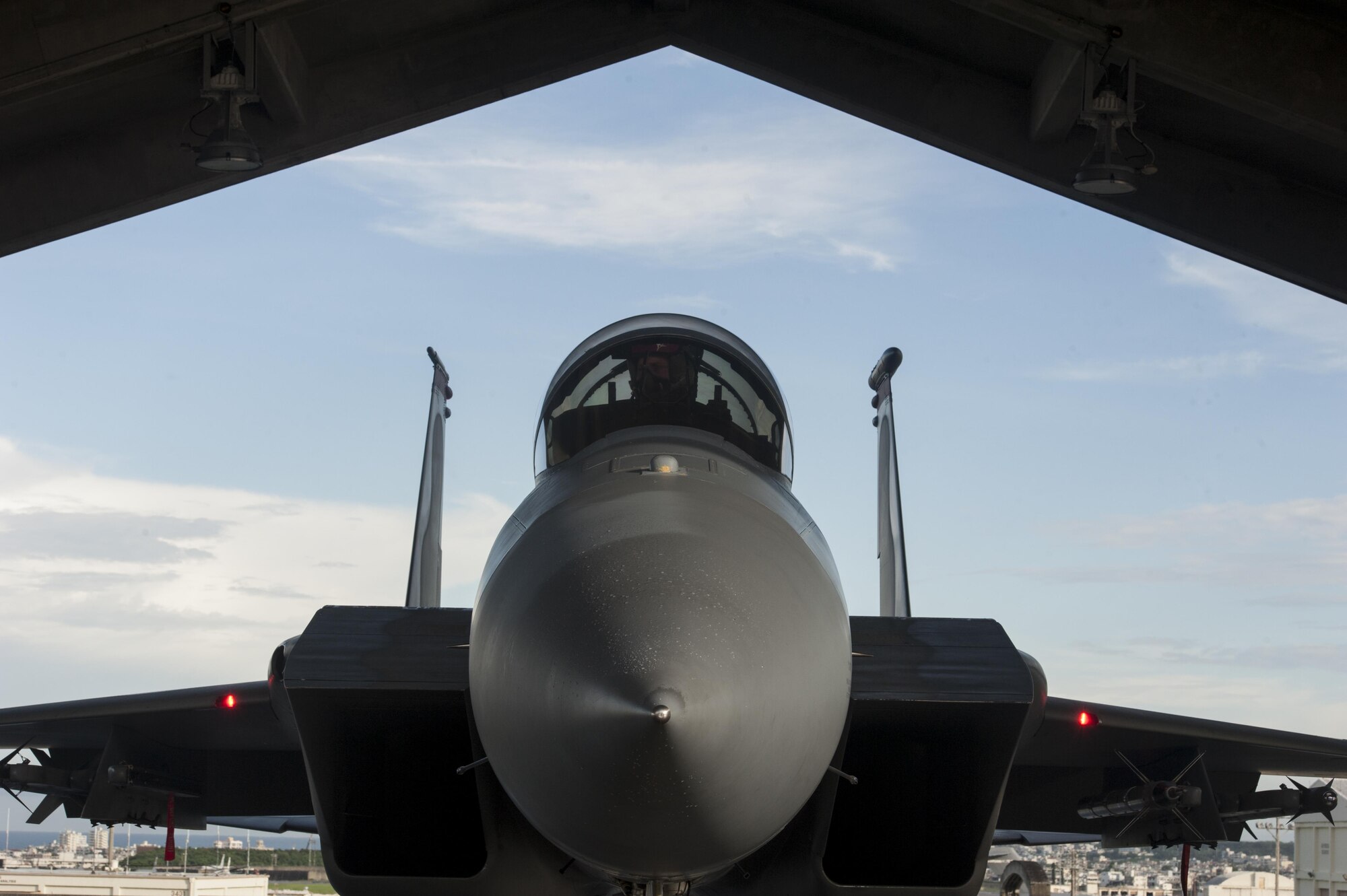 Capt. Benjamin Worrall, 67th Fighter Squadron operations flight commander, prepares to taxi out onto the runway Aug. 9, 2016, at Kadena Air Base, Japan. Worrall is going through instructor pilot training. To become an instructor pilot, individuals need to have at least 500 flight hours before they can even be considered as a candidate. (U.S. Air Force photo by Airman 1st Class Lynette M. Rolen)