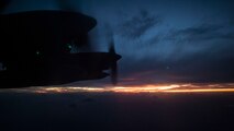 A 1st Special Operations Squadron MC-130H Combat Talon II flies during a training sortie Aug. 9, 2016, over the Pacific Ocean. 18th Logistics Readiness Squadron forward area refueling members participated with the 1st SOS to maintain mission readiness.  FARP teams extend Kadena Air Base’s ground refueling operations capacity involving helicopter units from sister services.  (U.S. Air Force photo by Senior Airman Peter Reft)