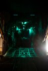 18th Logistics Readiness Squadron forward area refueling point and 1st Special Operations Squadron Airmen load a forward area manifold cart onto an MC-130H Combat Talon II during a nighttime refueling exercise Aug. 10, 2016, at Kadena Air Base, Japan. Regular nighttime training enables FARP and 1st SOS Airmen to stay mission ready should they be called upon for refueling operations in austere conditions. (U.S. Air Force photo by Senior Airman Peter Reft)