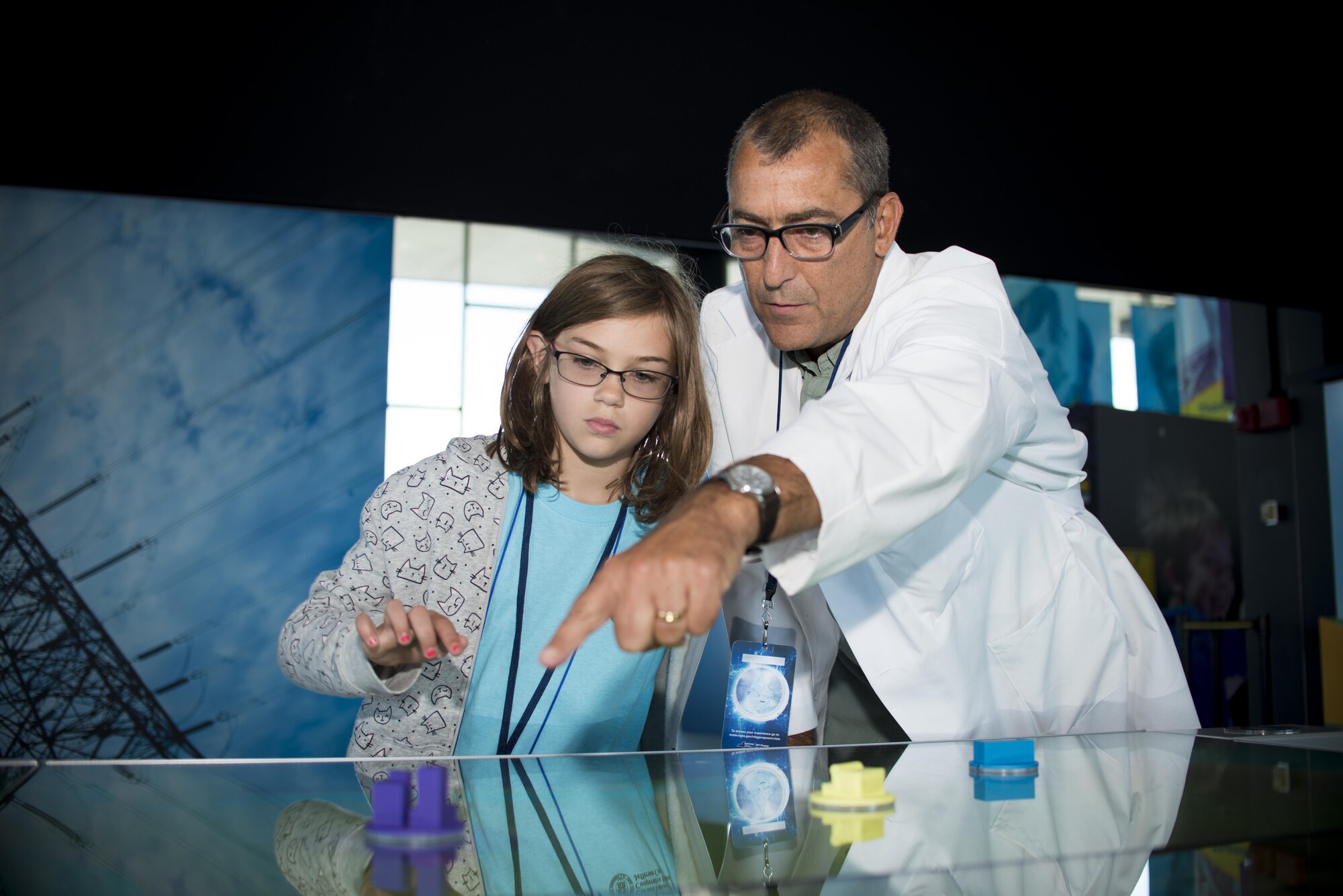 Ivy Hartloff, daughter of Senior Master Sgt. Keith Hartloff, 914th Civil Engineer Squadron, visited the Hydro Electric Plant at Niagara Falls as part of kid’s camp, a week long program for children of Air Force Guard, Reserve and Active Duty members. (U.S. air Force photo by Tech. Sgt. Stephanie Sawyer) 