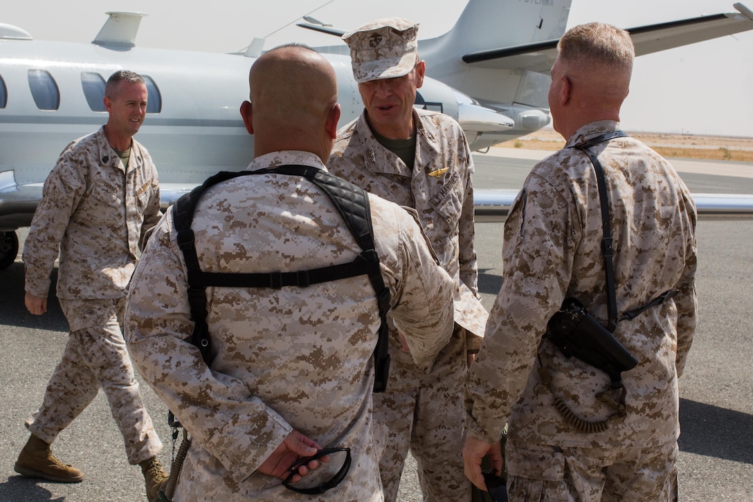 Lieutenant Gen. William D. Beydler, commanding general of United States Marine Corps Forces, Central Command visited Special Purpose Marine Air Ground Task Force - Crisis Response - Central Command Marines during his recent tour of the area of operations. 
