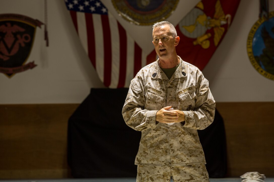 Lieutenant Gen. William D. Beydler, commanding general of United States Marine Corps Forces, Central Command visited Special Purpose Marine Air Ground Task Force - Crisis Response - Central Command Marines during his recent tour of the area of operations. 