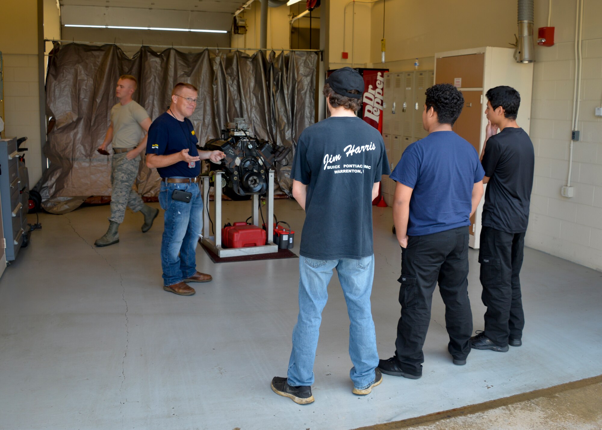 High school students from surrounding areas traveled to McGhee Tyson Air National Guard base to participate in the annual Top Wrench competition July, 14. Top Wrench gives students the chance to compete in 6 different categories and take a tour around the base to see static displays of military aircraft, vehicles and weapons. (U.S. Air National Guard photo by Staff Sgt. Ben Mellon)