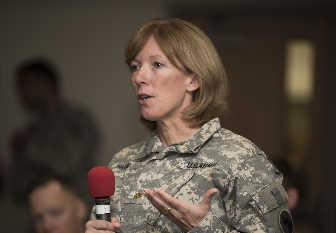 The 104th Training Division's, 4th Battalion, 414th Regiment (SROTC), hosted a senior leader seminar at Joint Base Lewis McChord, Wash., Aug. 6. Sixty-seven Military Science Instructors from 150 Universities spread throughout 26 states were present during the seminar as part of an annual training development event designed to tap into senior leader mentoring and motivational techniques as well as provide a forum for the exchange of ideas and best practices.  (U.S. Army Reserve photo by Sgt. 1st Class Brian Hamilton)