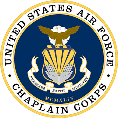 This is the seal for the U.S. Air Force Chaplain Corps.